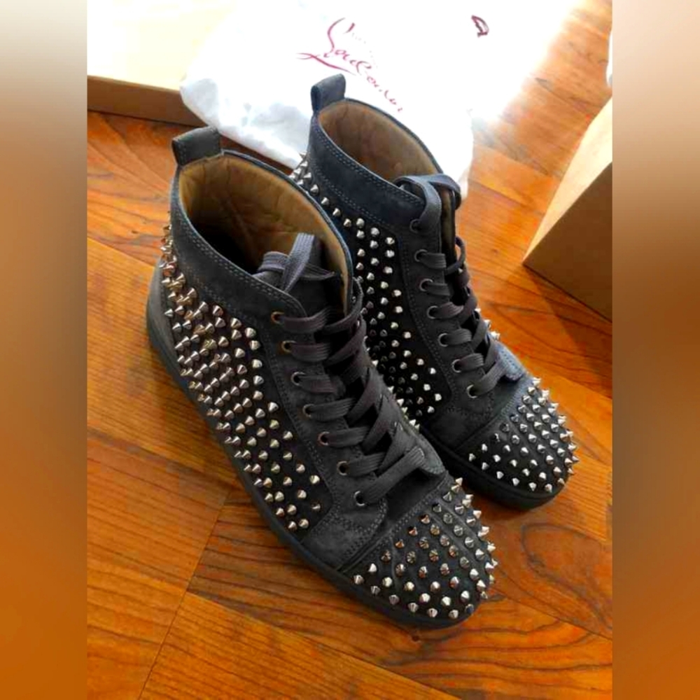 Christian Louboutin -Signature spike special edition men's shoes size 42.54/ 9US
